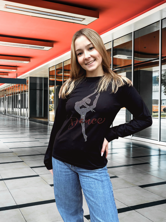 Bluzka Dance z długim rękawem