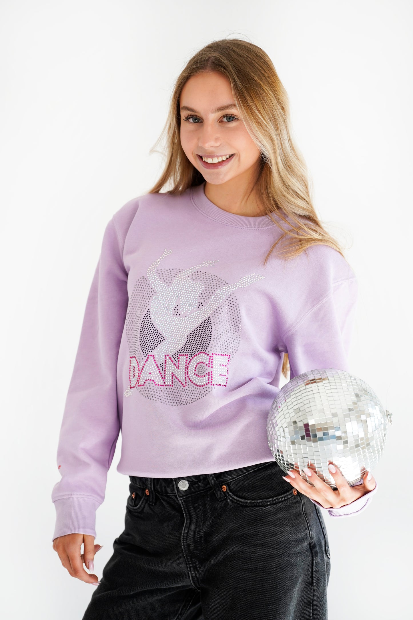 DANCE crystal Sweatshirt / bluza bez kaptura