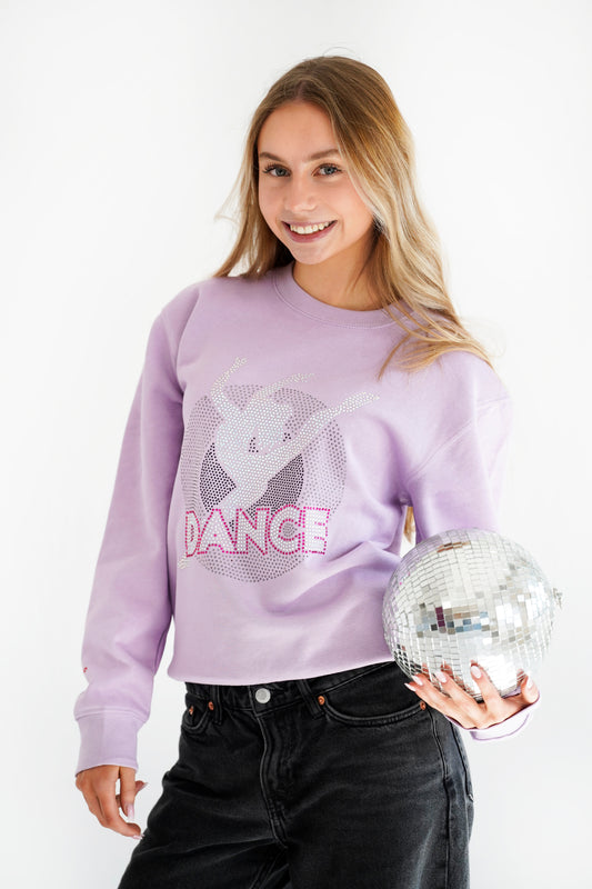 DANCE crystal Sweatshirt / bluza bez kaptura